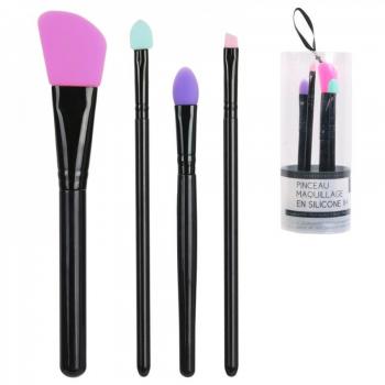 Silikon-Make-up Pinsel x4, 1- fach sortiert