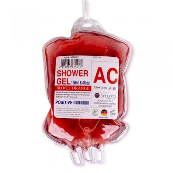 Maxi-Duschgel BLUTBEUTEL mit Aufhänger