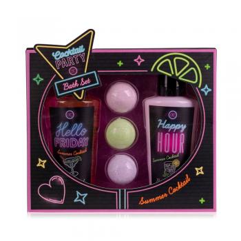 Badeset NEON COCKTAIL PARTY in Geschenkbox