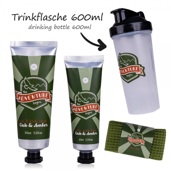 Badeset ADVENTURE COLLECTION in Trinkflasche